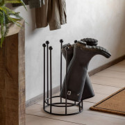 Black Iron Boot Stand. A Cosy Country Essential 
